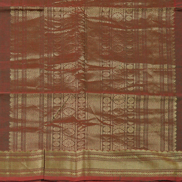 Hayagrivas Handloom Pure Cotton Saree in Elegant Mandhalir KBE98D11-2