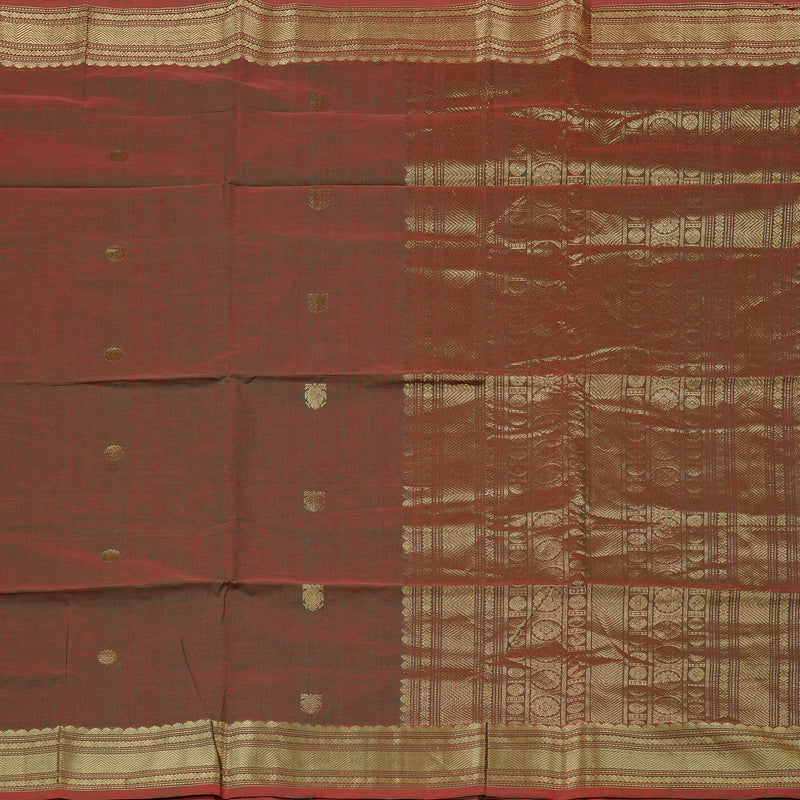 Hayagrivas Handloom Pure Cotton Saree in Elegant Mandhalir KBE98D11-2