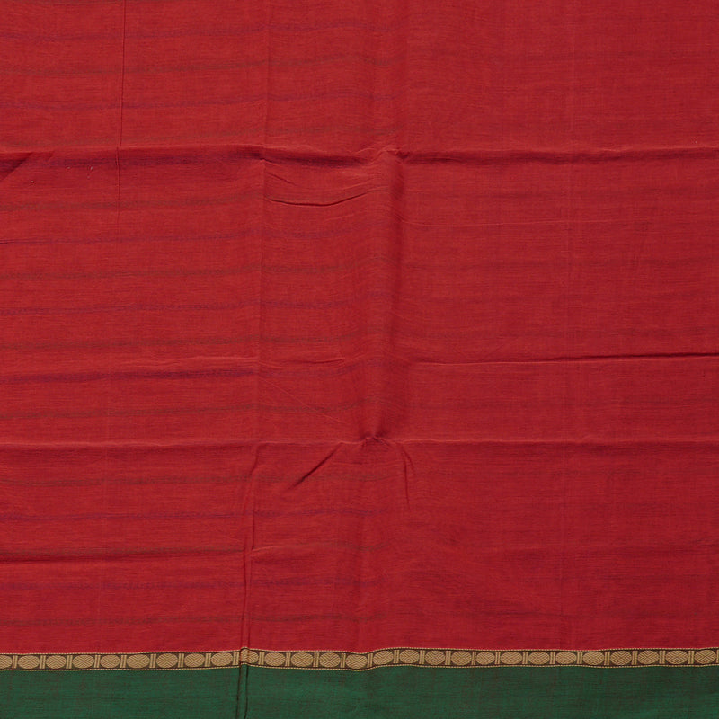 Hayagrivas Handloom Pure Cotton Saree in Regal Maroon KBE98D7-1