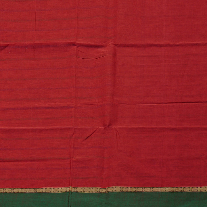 Hayagrivas Handloom Pure Cotton Saree in Regal Maroon KBE98D7-1