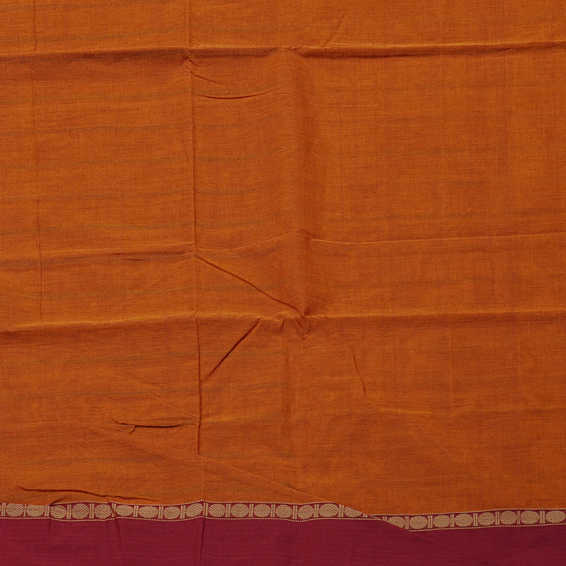 Hayagrivas Handloom Pure Cotton Saree in Elegant Honey Mustard KBE98D7-2