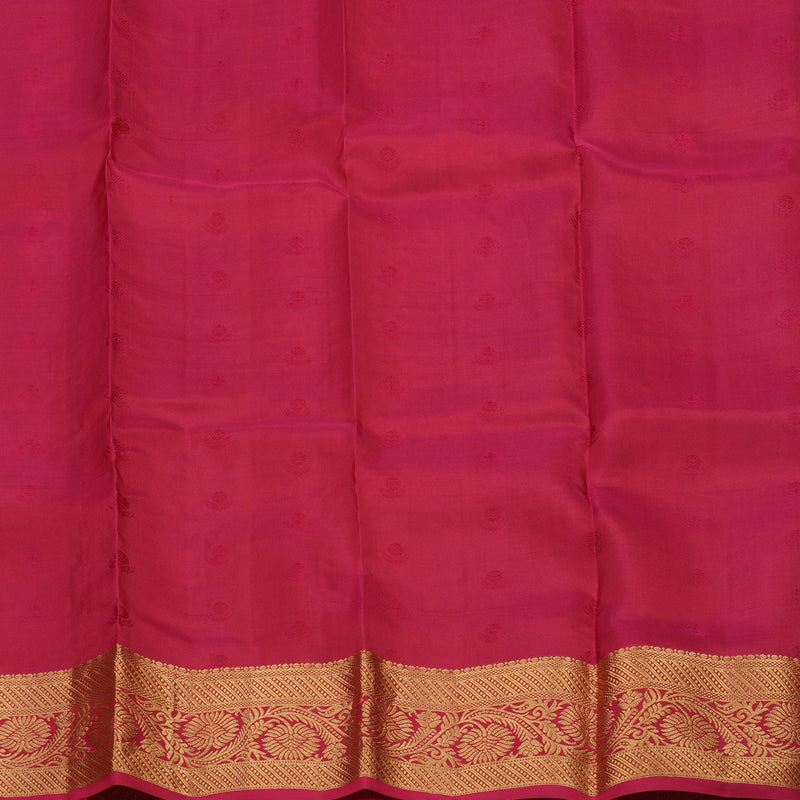 Hayagrivas Handloom Kanjivaram Silk Saree in Purple with Dark Pink Border KBE999I1-43