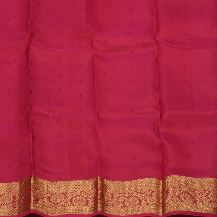 Hayagrivas Handloom Kanjivaram Silk Saree in Purple with Dark Pink Border KBE999I1-43