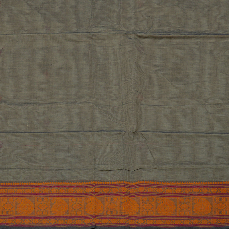Hayagrivas Handloom Pure Cotton Saree in Soothing Beige KBE99D1-3