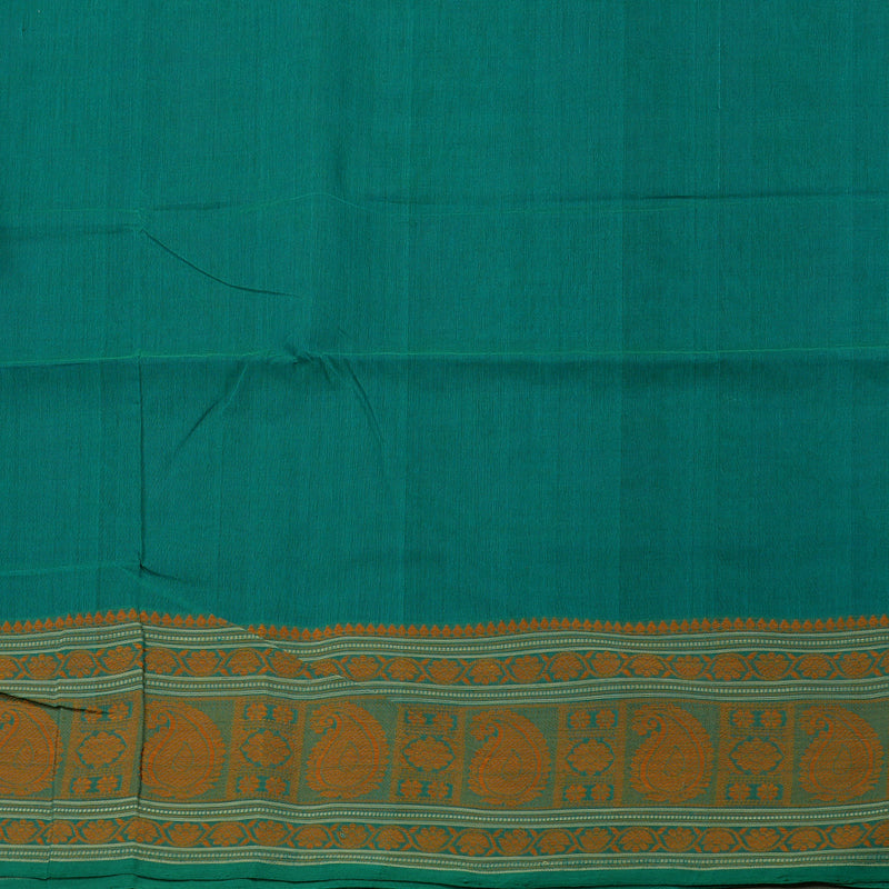 Hayagrivas Handloom Pure Cotton Saree in Tranquil Blue KBE99D1-4