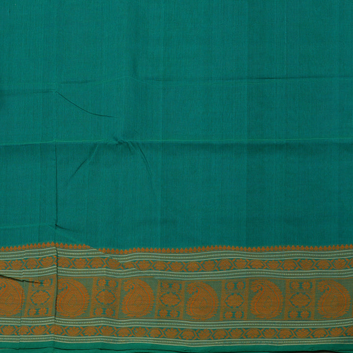Hayagrivas Handloom Pure Cotton Saree in Tranquil Blue KBE99D1-4