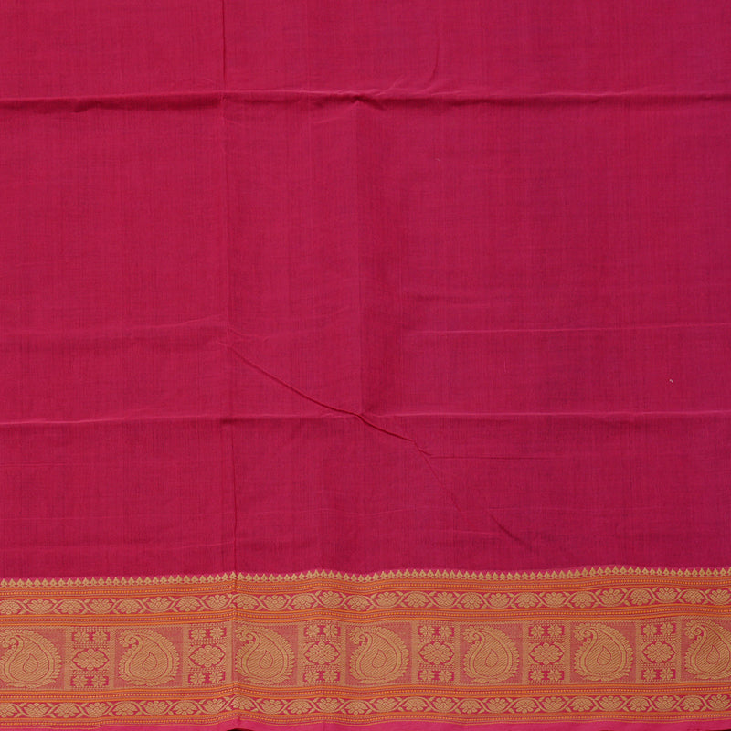 Hayagrivas Handloom Pure Cotton Saree in Opulent Dark Purple KBE99D1-6