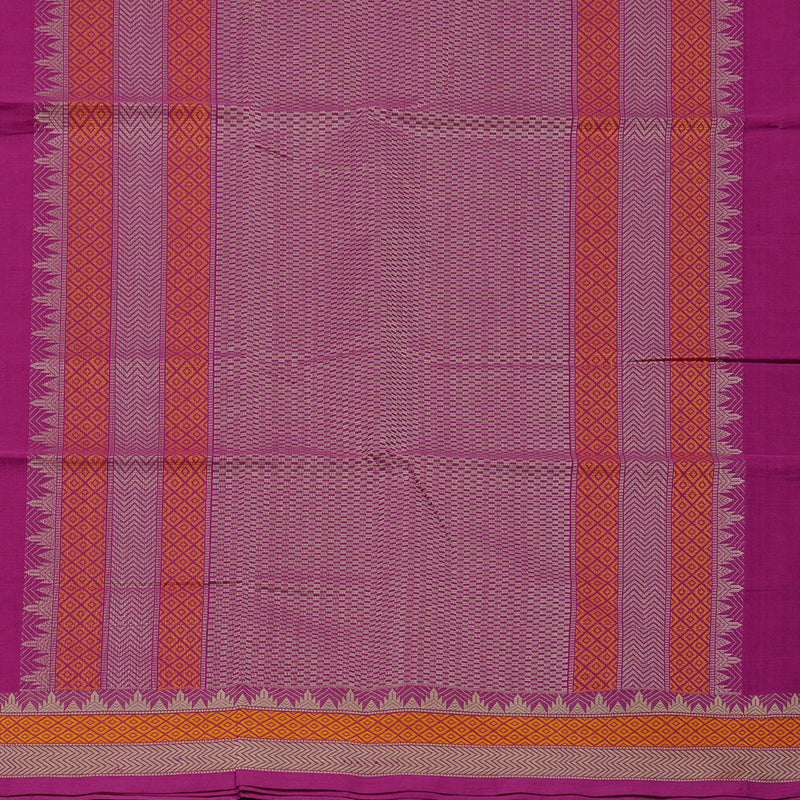 Hayagrivas Handloom Pure Cotton Saree in Enchanting Purple KBE99D14-1