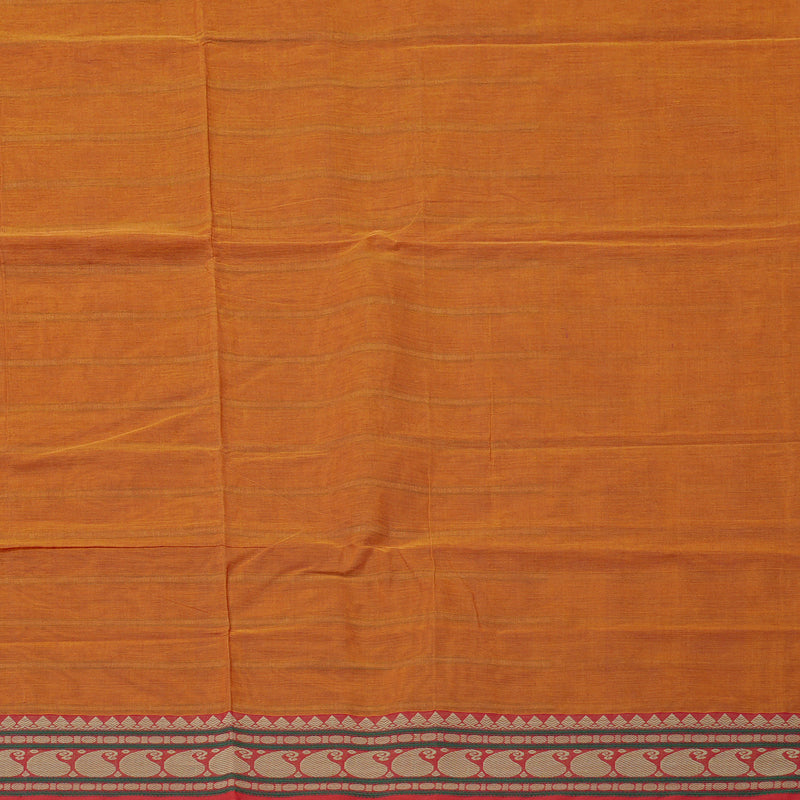 Hayagrivas Handloom Pure Cotton Saree in Luxe Honey Mustard KBE99D5-3