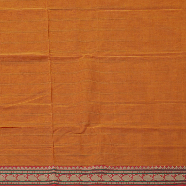 Hayagrivas Handloom Pure Cotton Saree in Luxe Honey Mustard KBE99D5-3