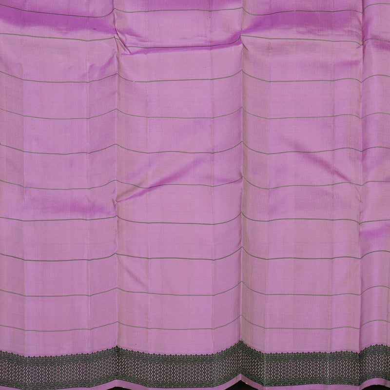 Hayagrivas Handloom Pure Kanjivaram Silk Saree in Stunning Lavender KBE9D2-4