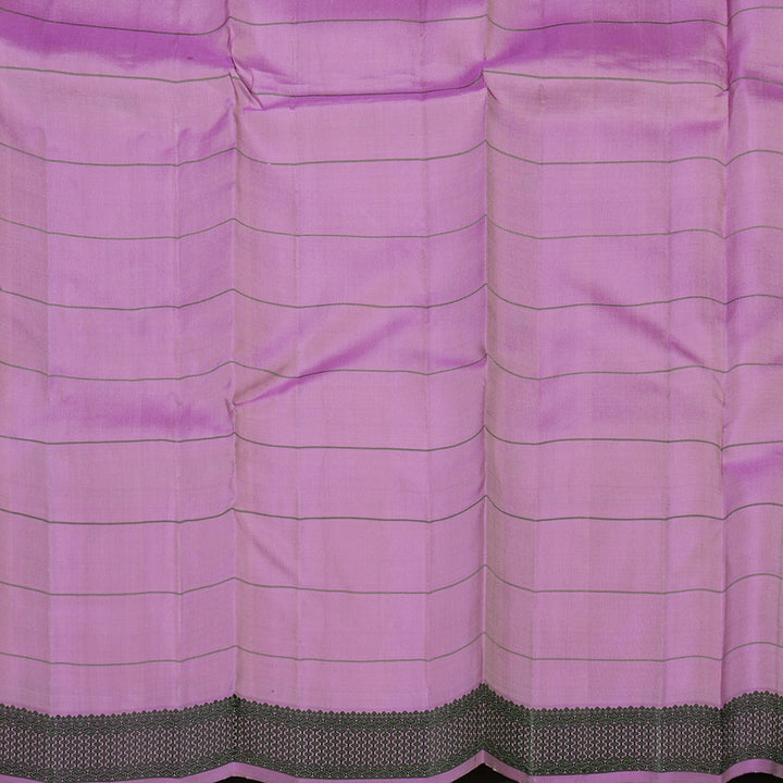 Hayagrivas Handloom Pure Kanjivaram Silk Saree in Stunning Lavender KBE9D2-4