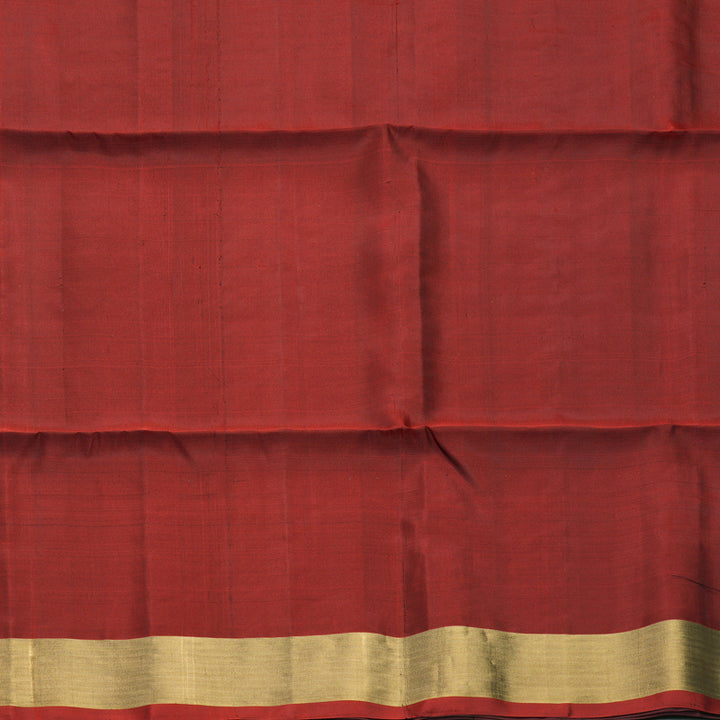 Hayagrivas Dark Maroon Handloom Soft Silk Saree KBF1000I1-40
