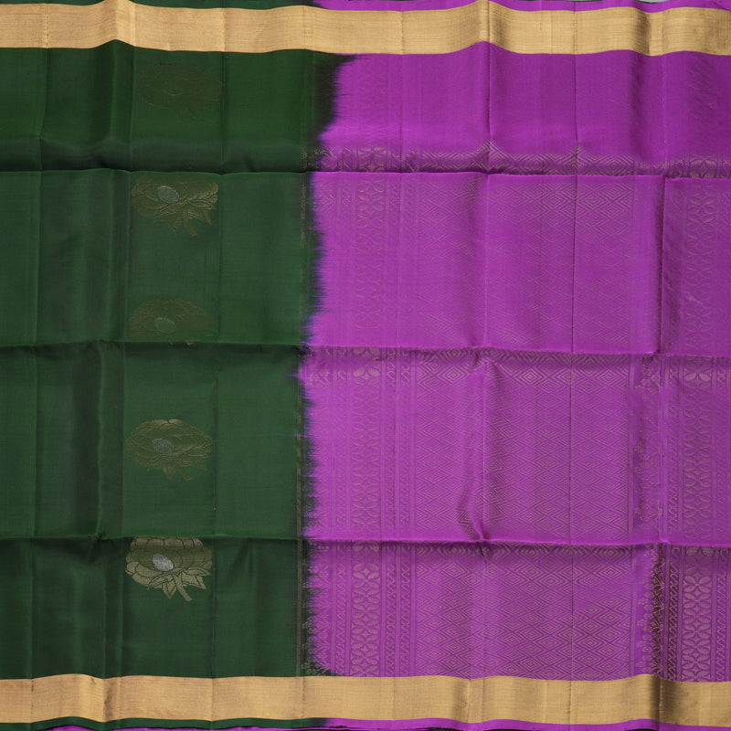 Hayagrivas Karum Pachai Handloom Soft Silk Saree KBF1000I1-48