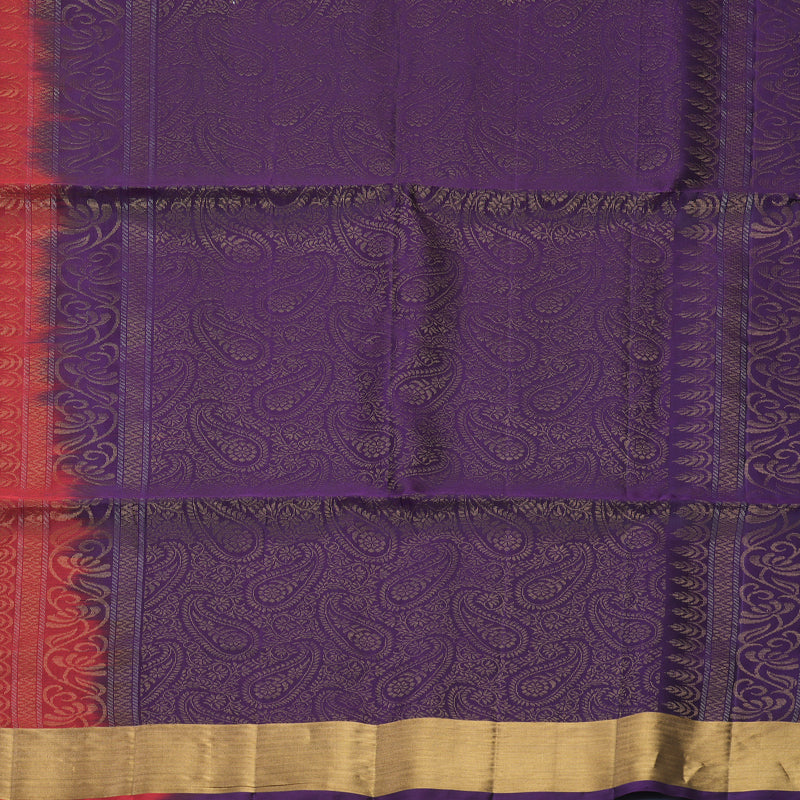 Hayagrivas Red Handloom Soft Silk Saree KBF1000I1-50