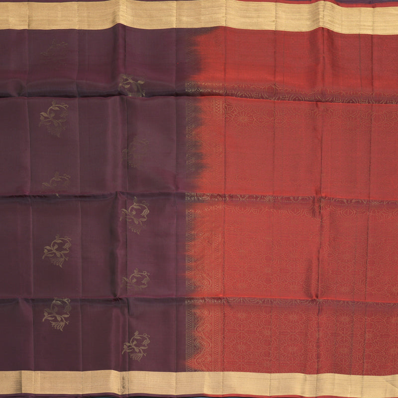 Hayagrivas Burgundy Handloom Soft Silk Saree KBF1000I1-72
