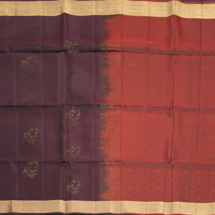 Hayagrivas Burgundy Handloom Soft Silk Saree KBF1000I1-72