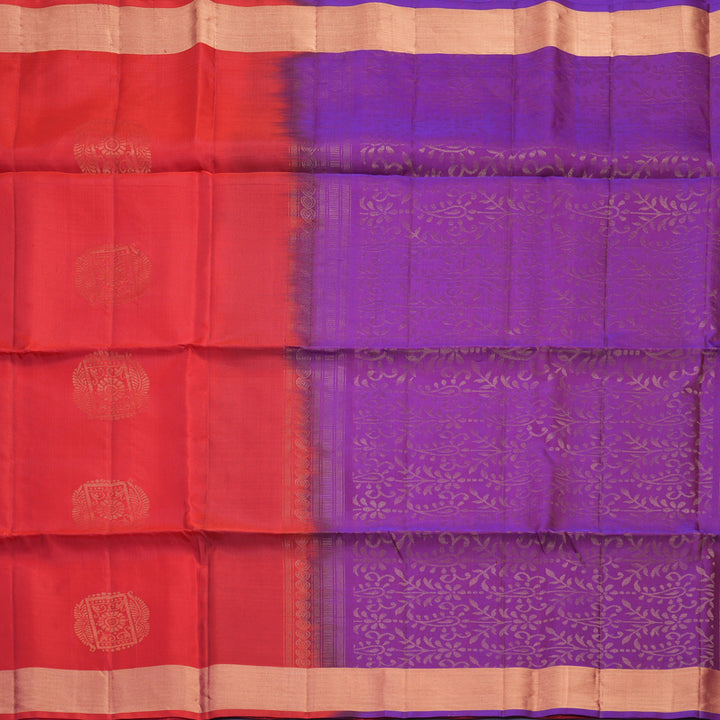 Hayagrivas Red Handloom Soft Silk Saree KBF1000I1-82