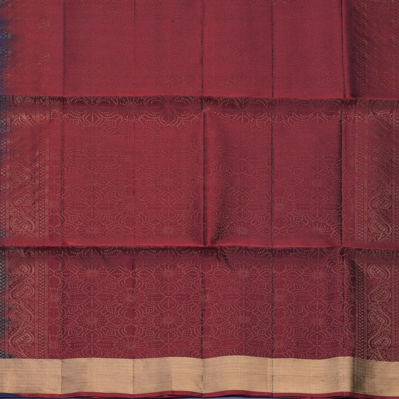 Hayagrivas MS Blue Handloom Soft Silk Saree KBF1000I1-86