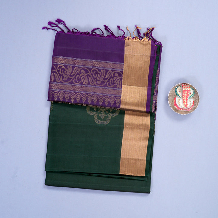 Hayagrivas Karum Pachai Handloom Soft Silk Saree KBF1000I1-89