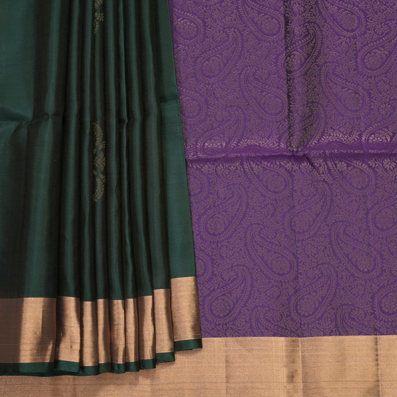 Hayagrivas Karum Pachai Handloom Soft Silk Saree KBF1000I1-89
