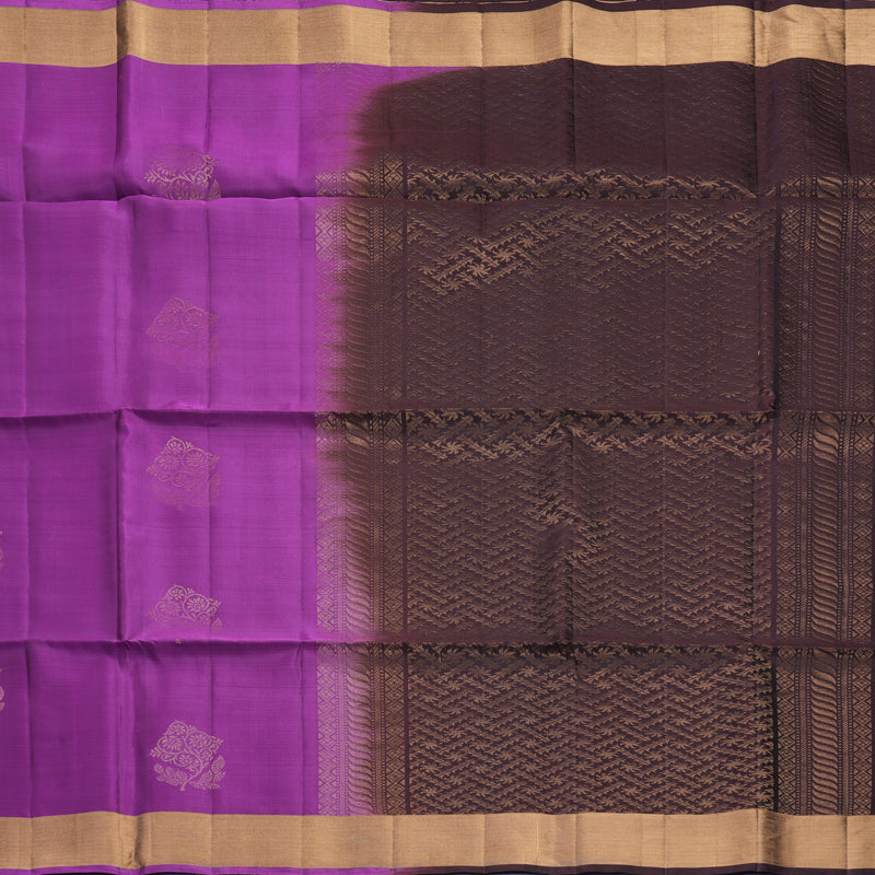 Hayagrivas Lavender-Purple Handloom Soft Silk Saree KBF1000I1-91