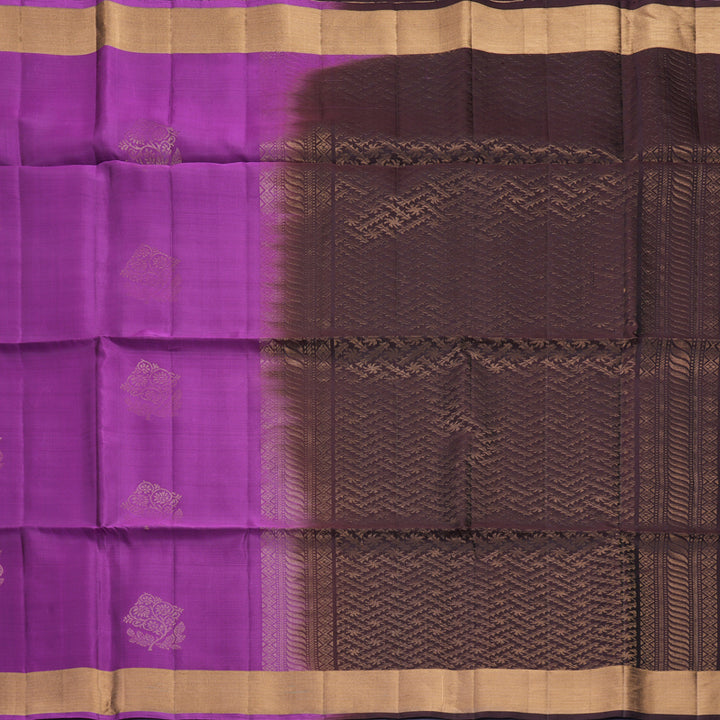 Hayagrivas Lavender-Purple Handloom Soft Silk Saree KBF1000I1-91