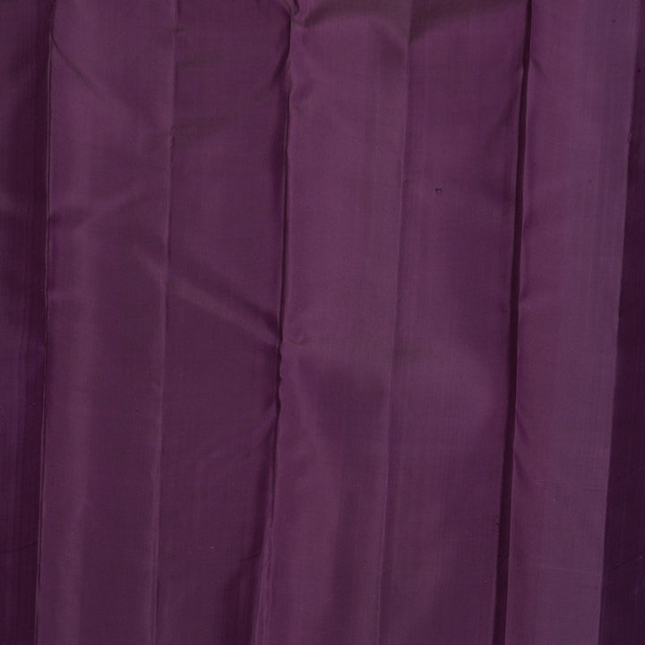 Hayagrivas Handloom Plum Purple Kanjivaram Silk Saree KBF1003I1-2