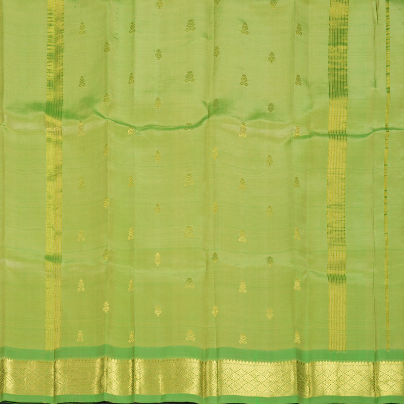 Hayagrivas Sandal Pure One-sided Border Kanjivaram Silk Saree KBF1005I1-32