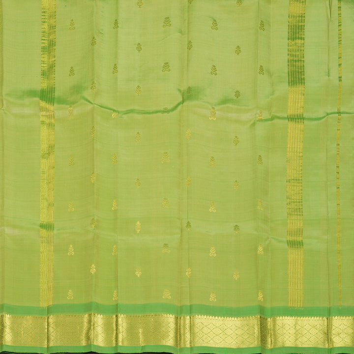 Hayagrivas Sandal Pure One-sided Border Kanjivaram Silk Saree KBF1005I1-32