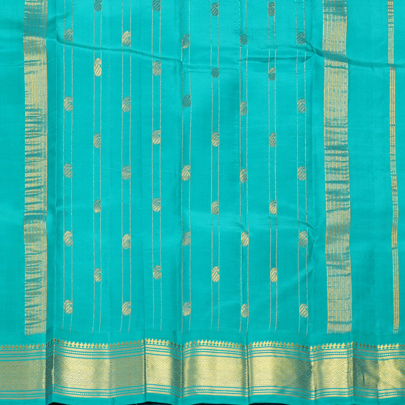 Hayagrivas Purple Pure One-sided Border Kanjivaram Silk Saree KBF1005I1-33