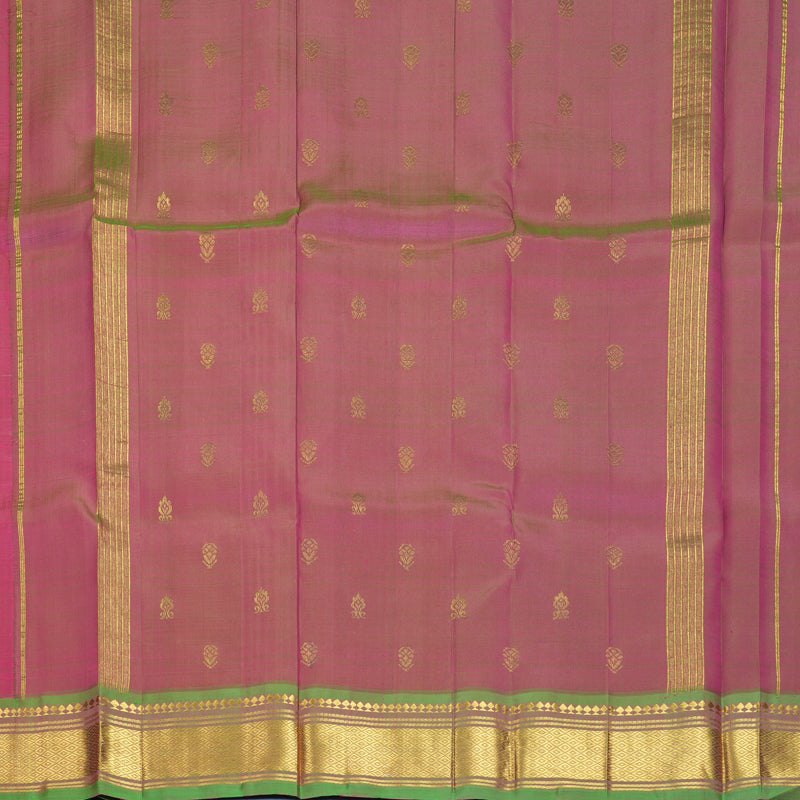 Hayagrivas Pink Pure One-sided Border Kanjivaram Silk Saree KBF1005I1-47