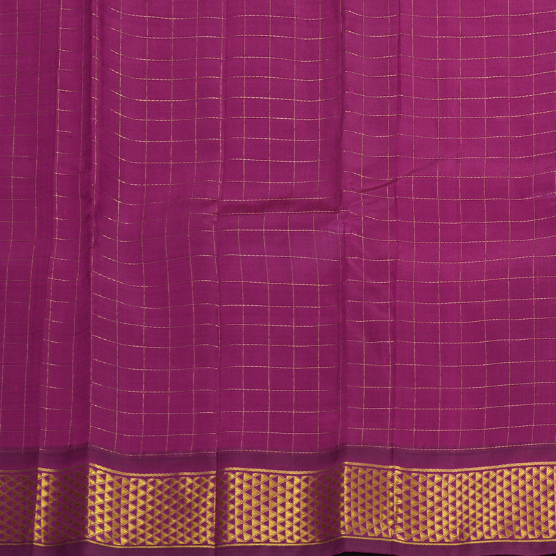 Hayagrivas Handloom Magenta Kanjivaram Silk Saree KBF1005I3-1