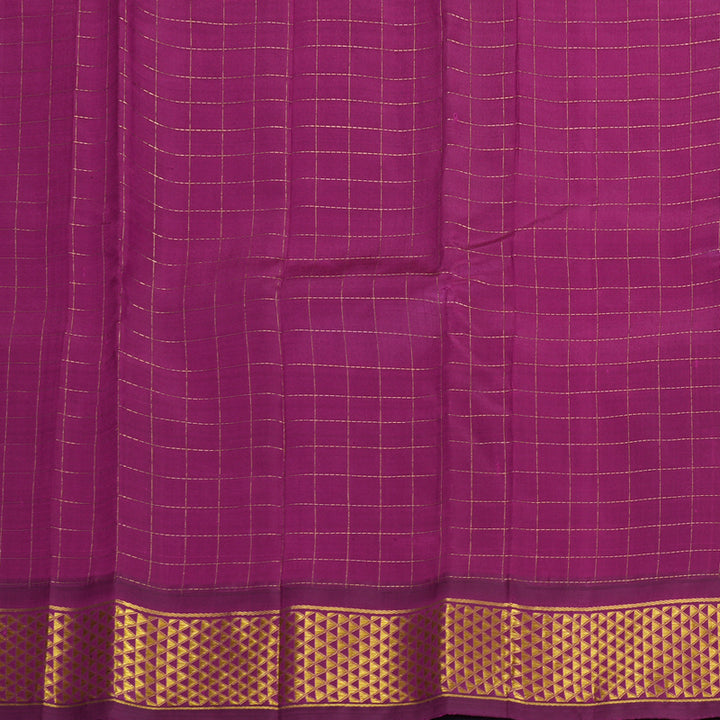 Hayagrivas Handloom Magenta Kanjivaram Silk Saree KBF1005I3-1