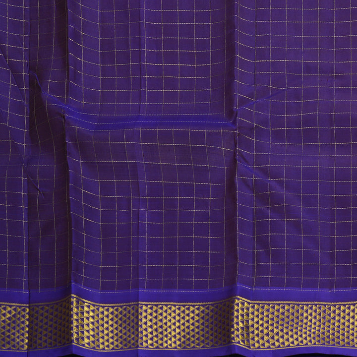 Hayagrivas Handloom Purple Kanjivaram Silk Saree KBF1005I3-2