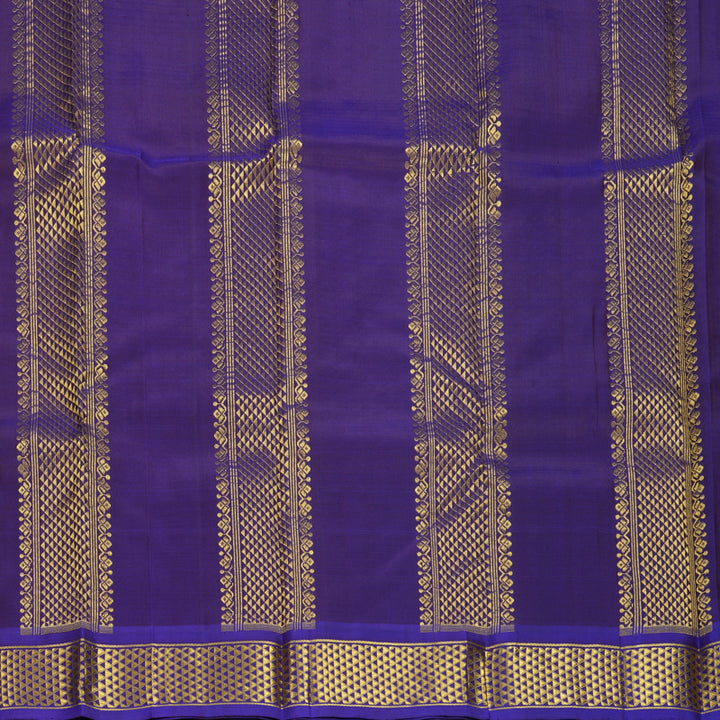 Hayagrivas Handloom Purple Kanjivaram Silk Saree KBF1005I3-2
