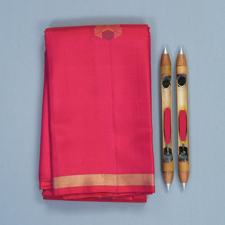 Hayagrivas Rani Pink Handloom Soft Silk Saree KBF1007I1-12