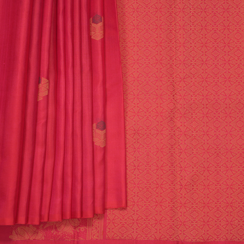 Hayagrivas Rani Pink Handloom Soft Silk Saree KBF1007I1-12