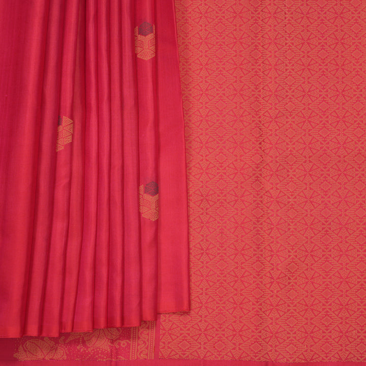 Hayagrivas Rani Pink Handloom Soft Silk Saree KBF1007I1-12