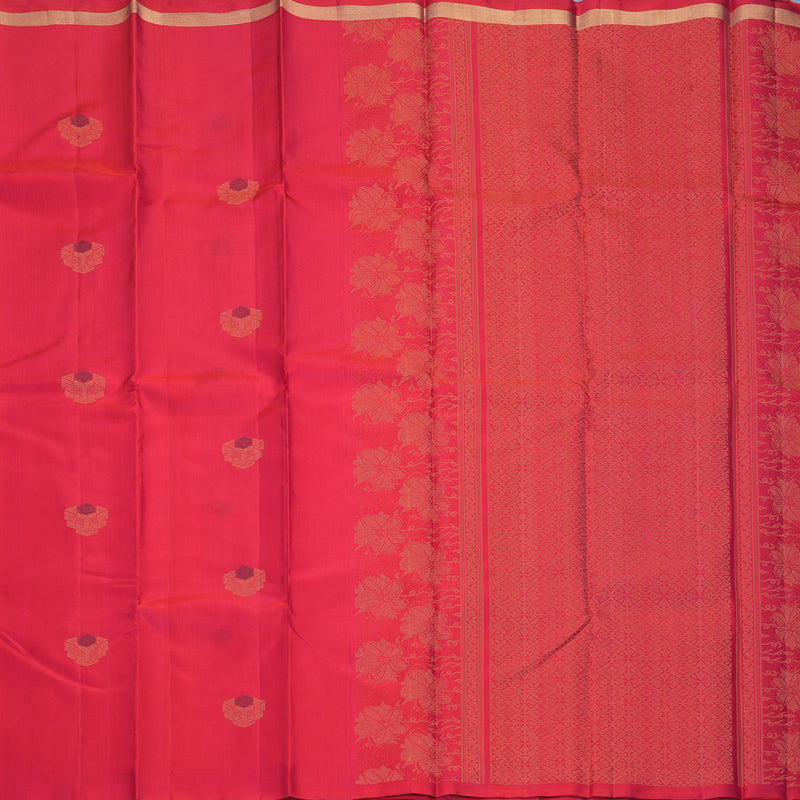 Hayagrivas Pink Handloom Soft Silk Saree KBF1007I1-13