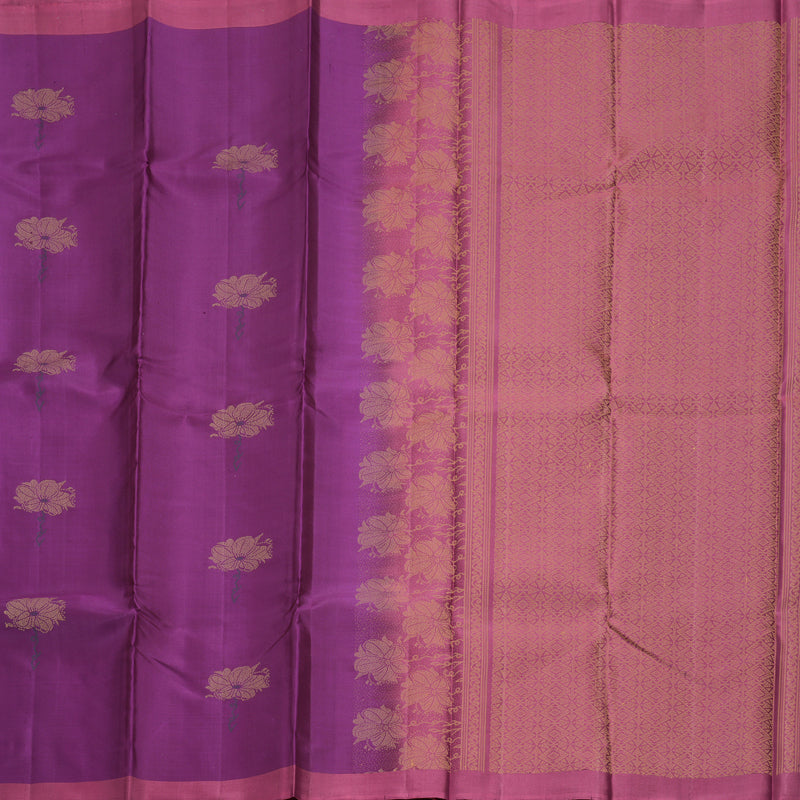Hayagrivas Purple Handloom Soft Silk Saree KBF1007I1-22