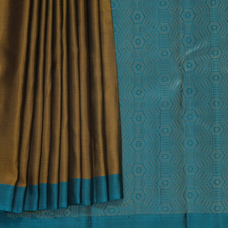 Hayagrivas Honey Mustard Handloom Soft Silk Saree KBF1007I1-27