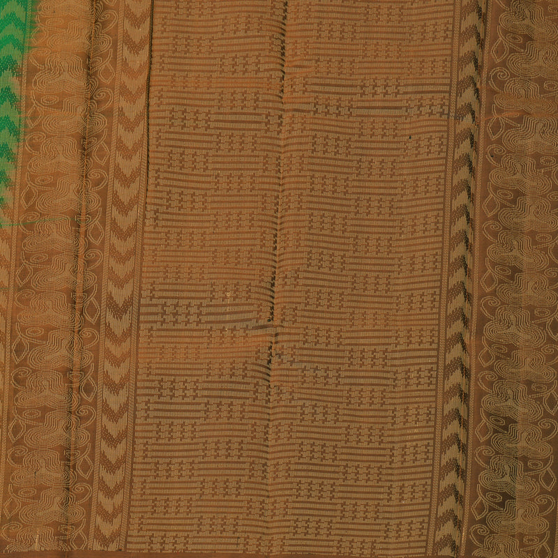 Hayagrivas Bottle Green Handloom Soft Silk Saree KBF1007I1-36