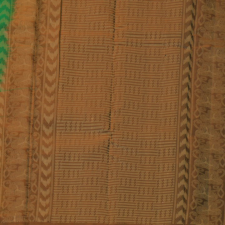 Hayagrivas Bottle Green Handloom Soft Silk Saree KBF1007I1-36