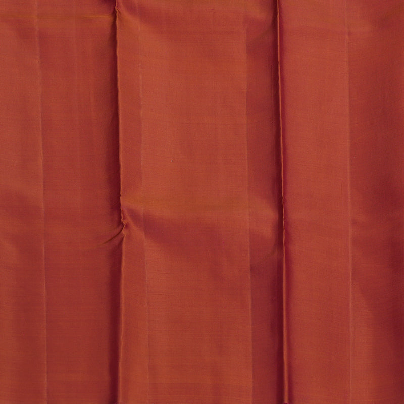 Hayagrivas Reddish-Orange Handloom Soft Silk Saree KBF1007I1-4