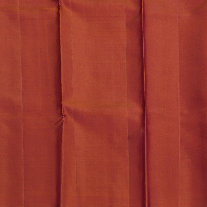 Hayagrivas Reddish-Orange Handloom Soft Silk Saree KBF1007I1-4