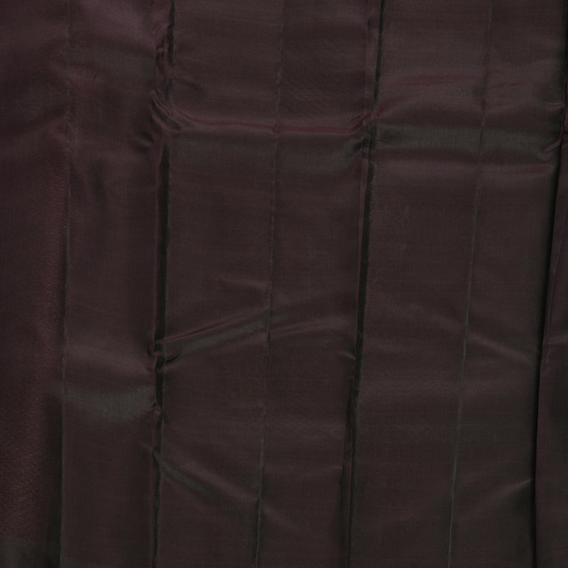 Hayagrivas Handloom Dark Green Kanjivaram Silk Saree with Kanchana Brown Border KBF1011I1-36