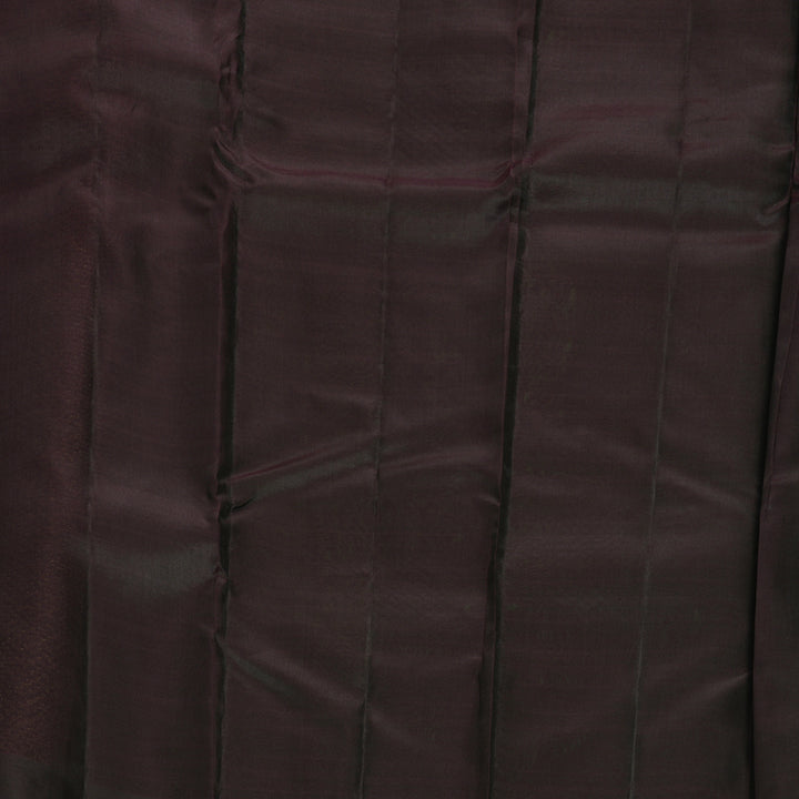 Hayagrivas Handloom Dark Green Kanjivaram Silk Saree with Kanchana Brown Border KBF1011I1-36