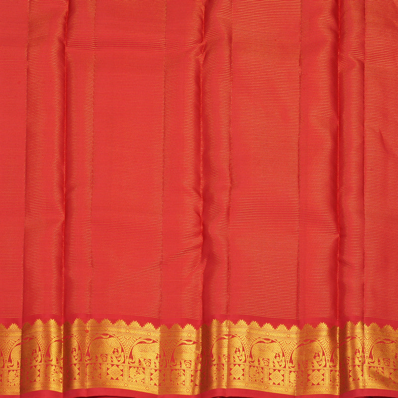Hayagrivas Handloom Red Kanjivaram Silk Saree KBF1013I12-1