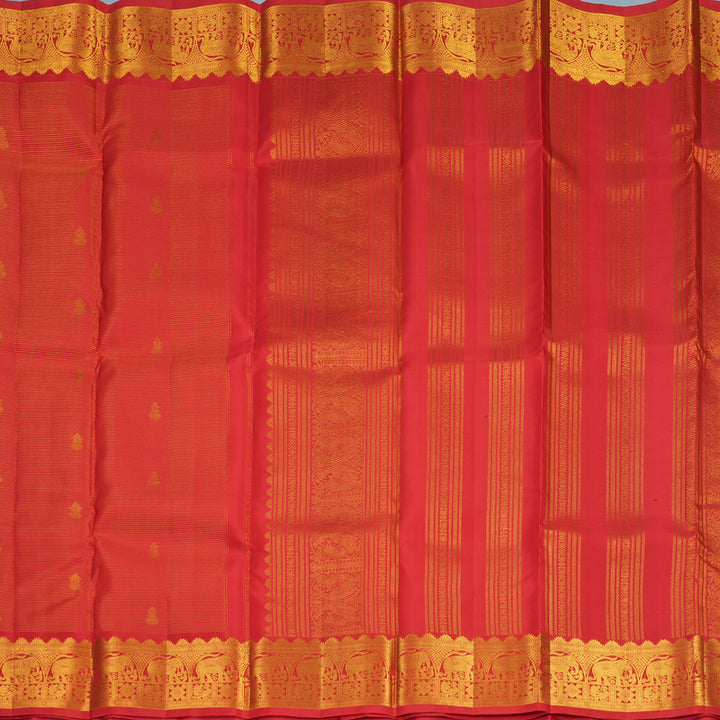 Hayagrivas Handloom Red Kanjivaram Silk Saree KBF1013I12-1